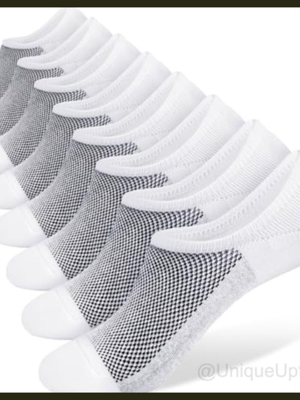 Men's No Show Socks Cotton Thin Low Cut Non Slip Loafer Flats Sneakers